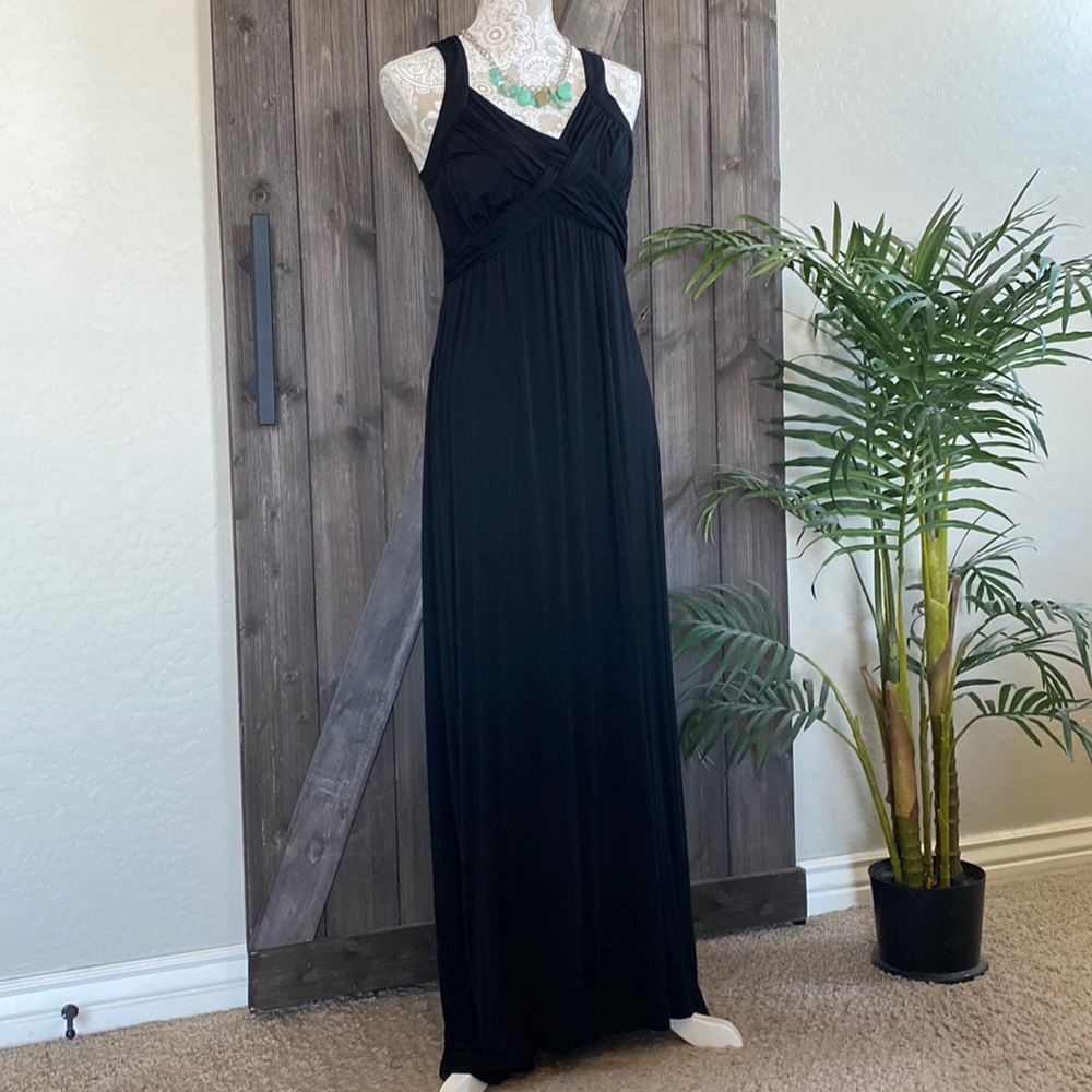 Black Flowy Maxi Dress